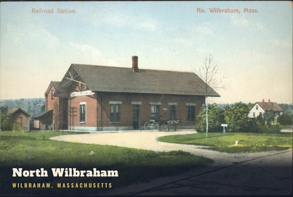 Wilbraham North Wilbraham Postcard artwork detail