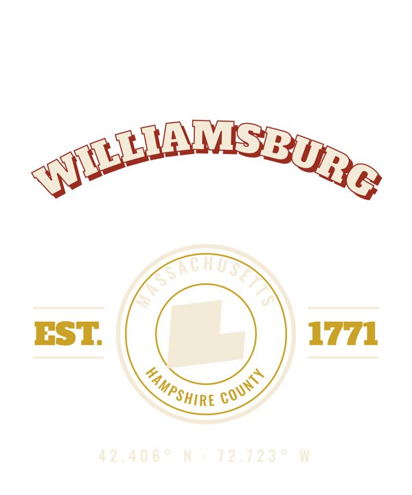 Williamsburg Est. Tee artwork detail