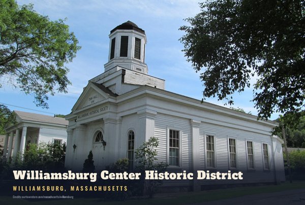 Williamsburg Williamsburg Center Historic District Postcard artwork detail