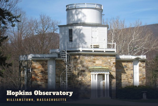 Williamstown Hopkins Observatory Postcard artwork detail