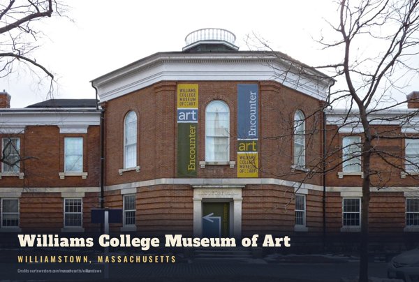 Williamstown Williams College Museum of Art Postcard artwork detail