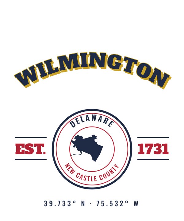 Wilmington Market Tote artwork detail