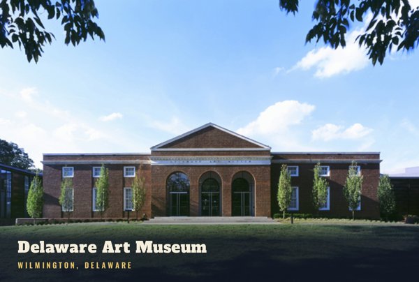 Wilmington Delaware Art Museum Postcard artwork detail