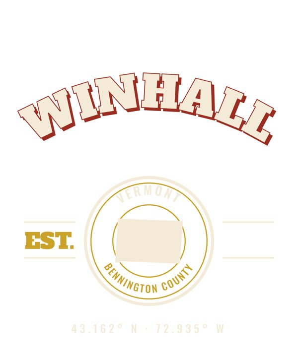 Winhall Est. Tee artwork detail