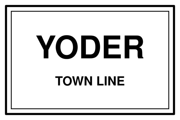 Yoder Cork Coaster artwork detail